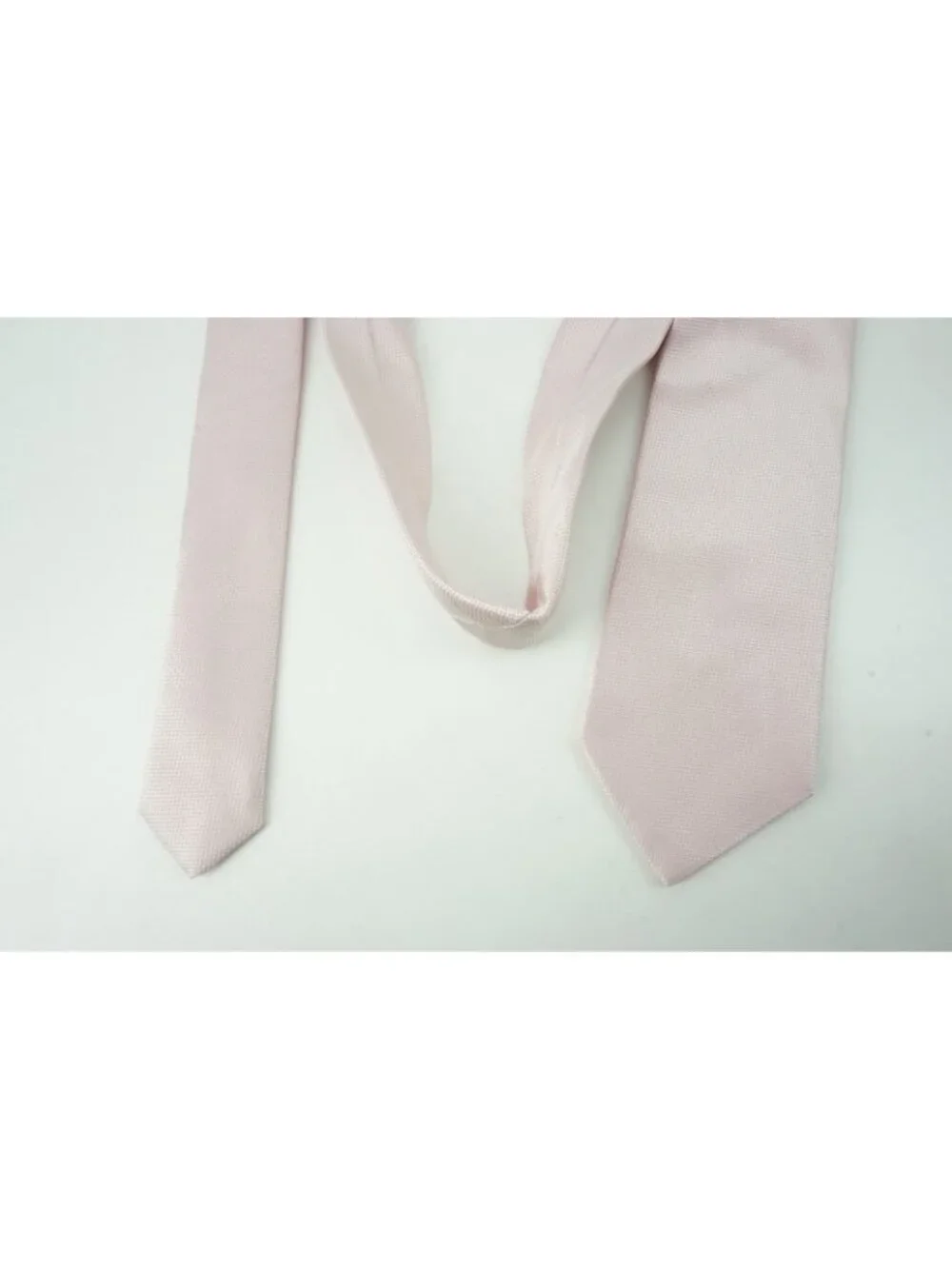 Eton Blush Pink Herringbone 100% Silk Tie Brand New With Tags